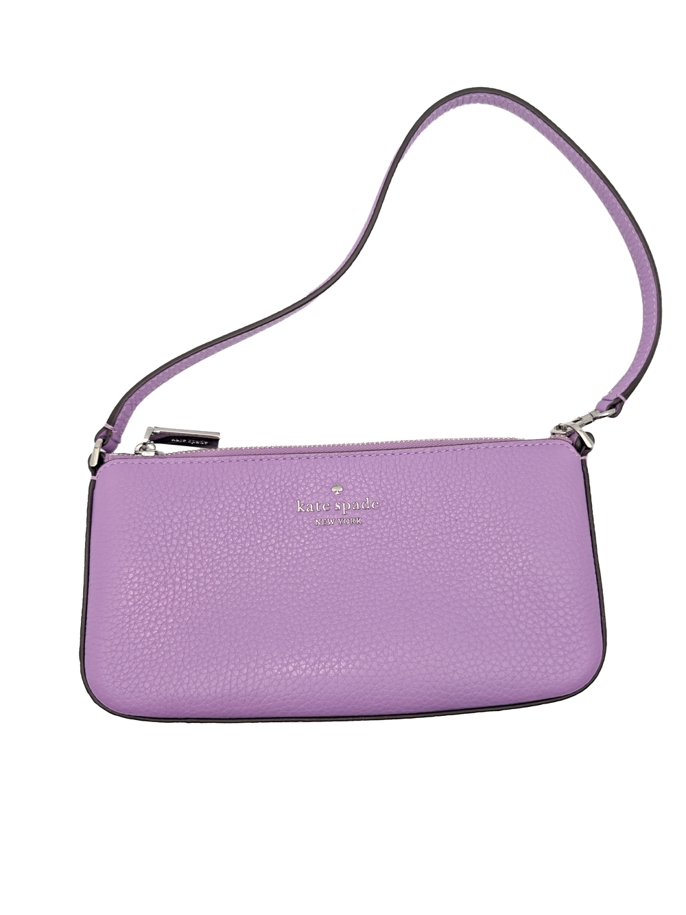 Kate Spade Lilac Pebbled Leather Shoulder Bag
